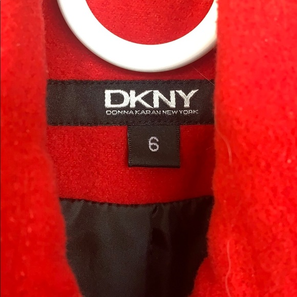 DKNY Red Peacoat - Picture 6 of 8